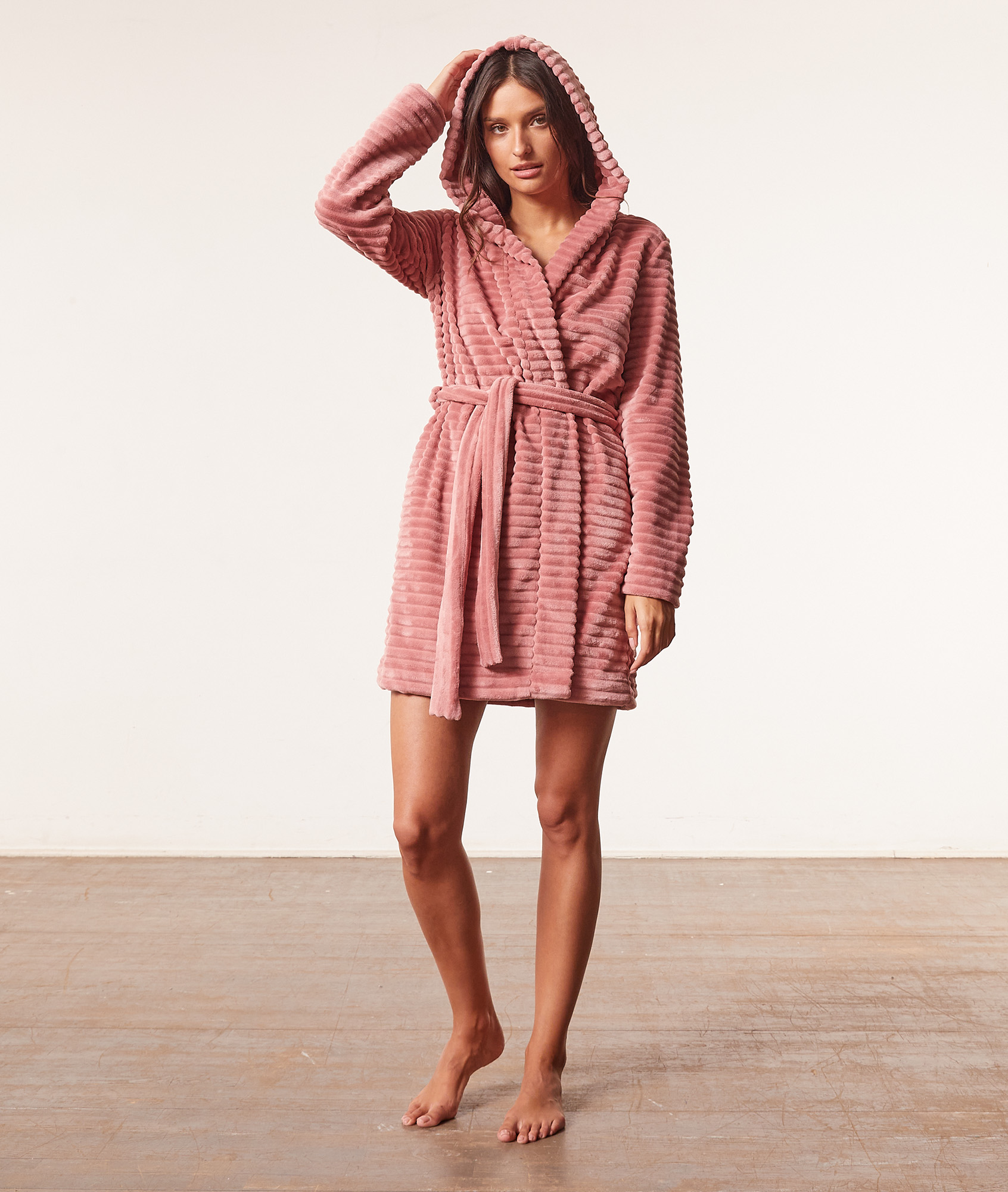 robe rose etam