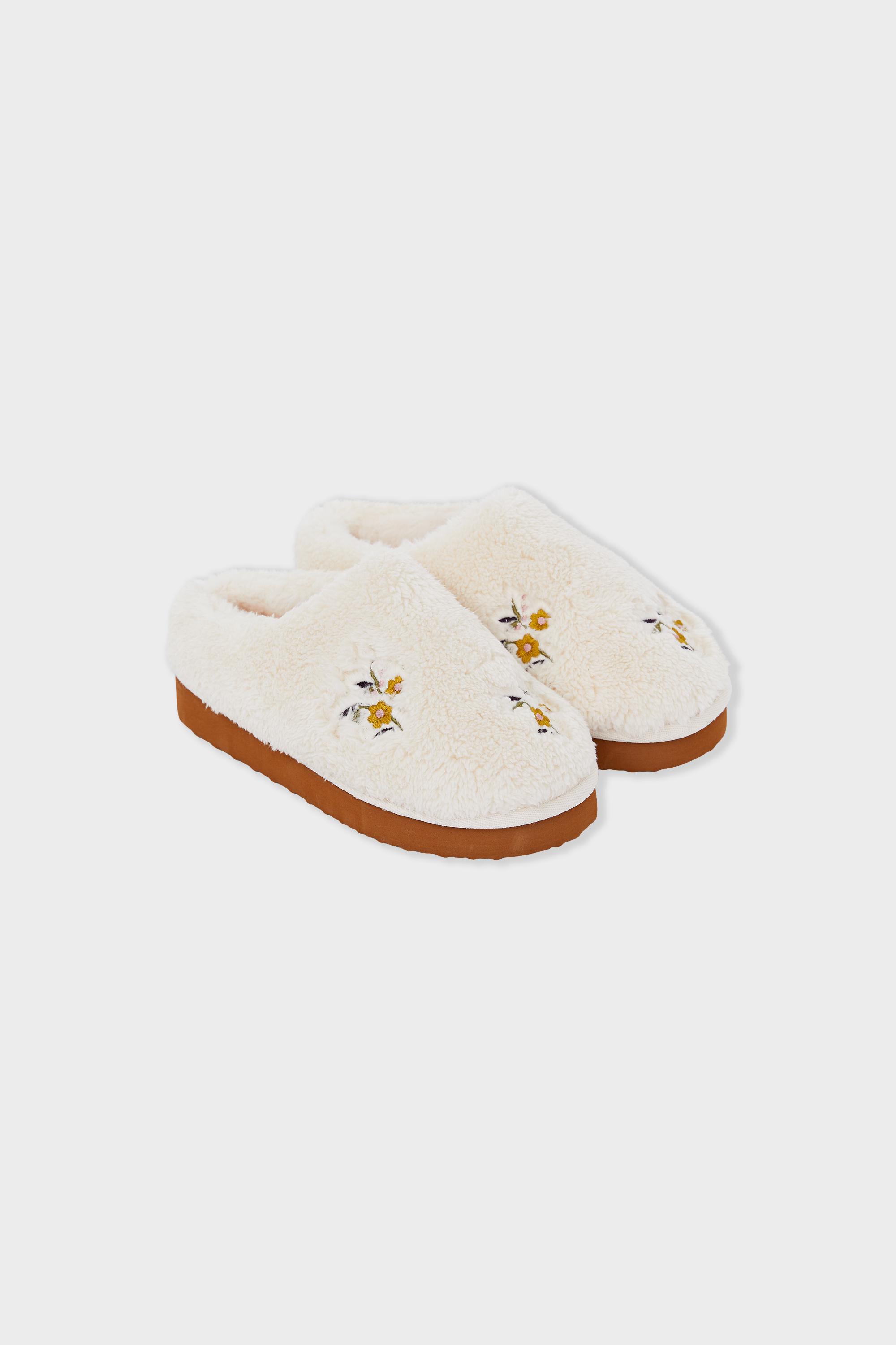 Chaussons mules à motifs