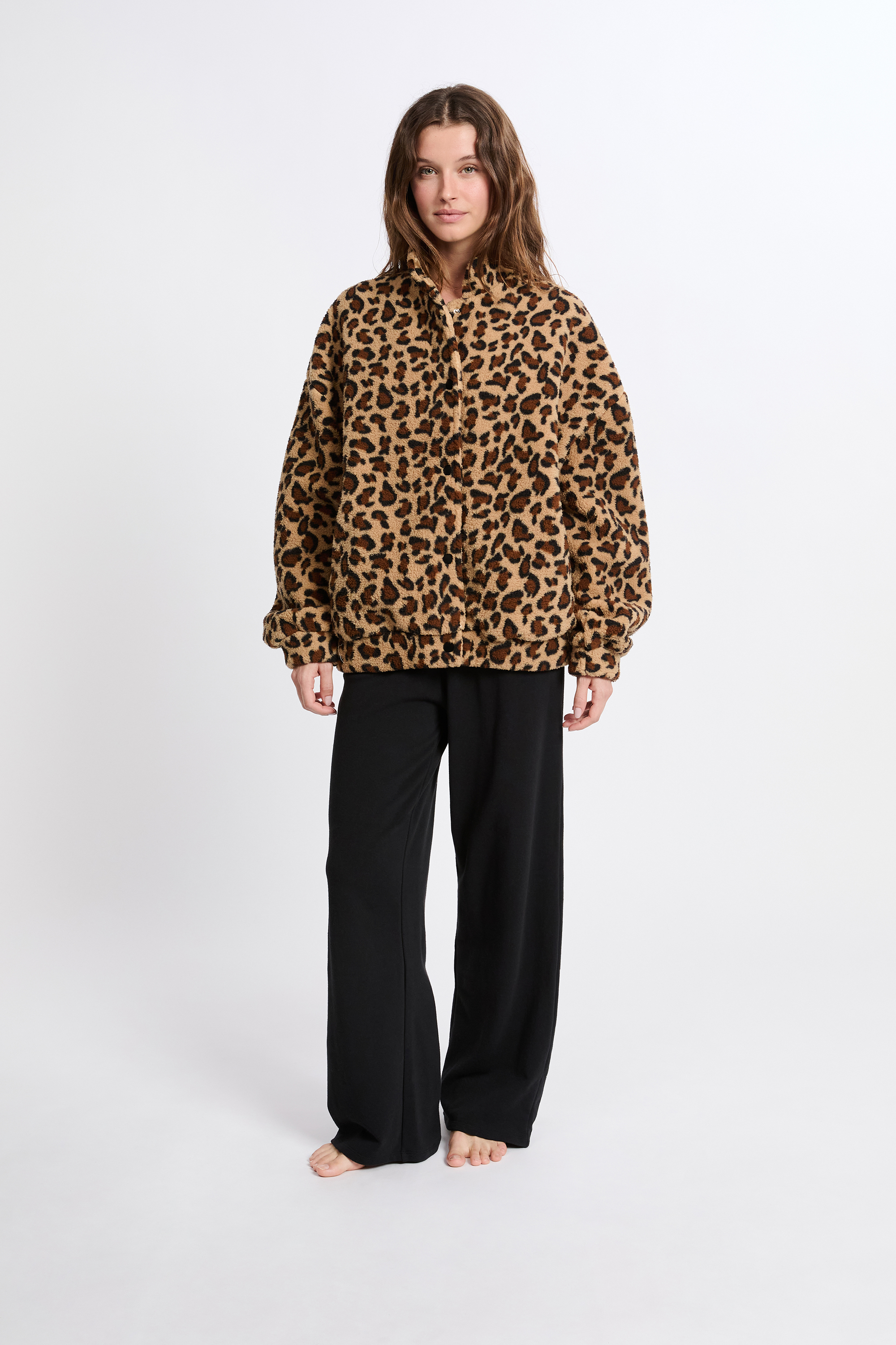 Veste Lucy Paris Noire Velours Imprimé Faune Brodé - Taille M - Occasion En Excellent état