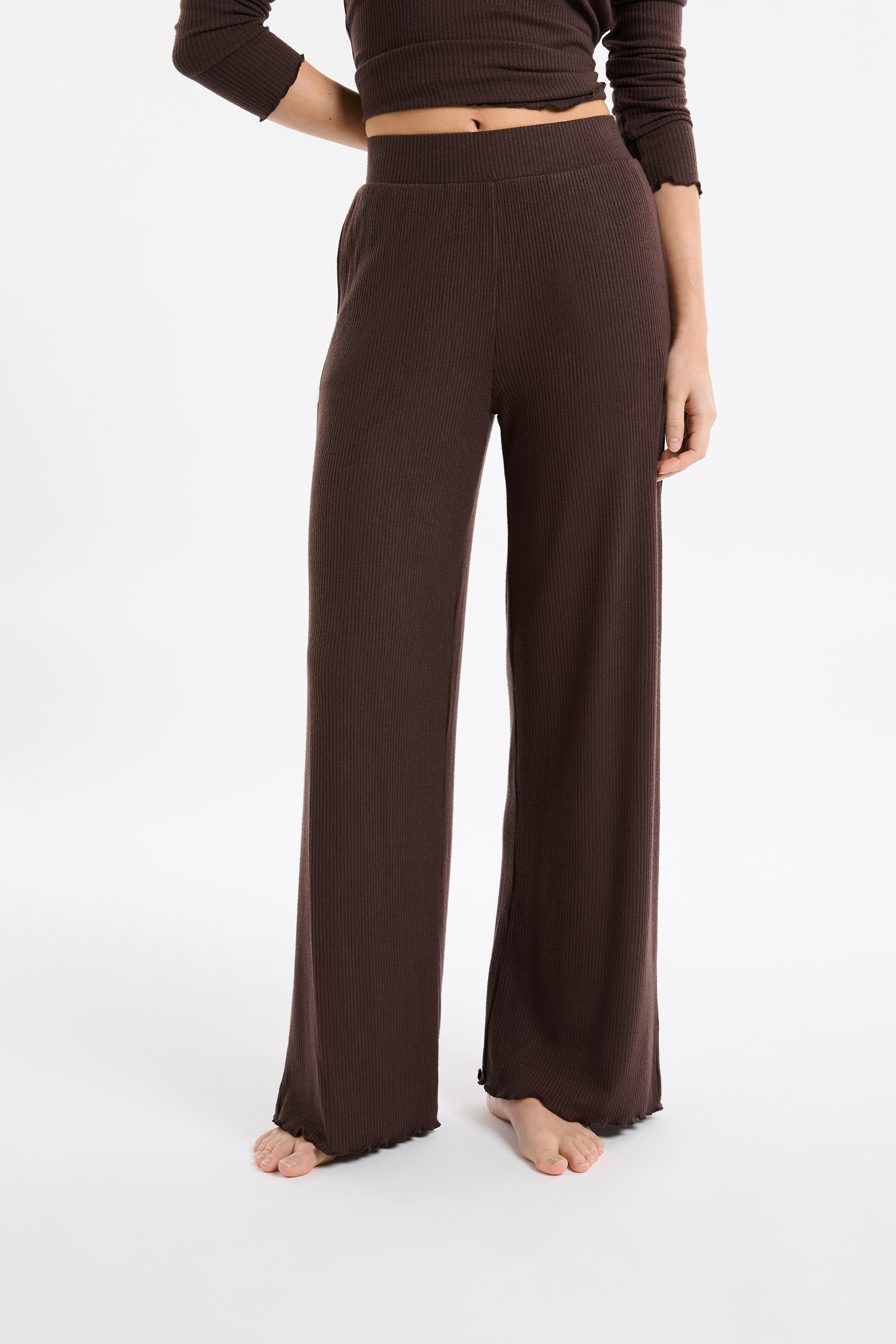 Pantalon de pyjama côtelé VISCOSE - ETAM