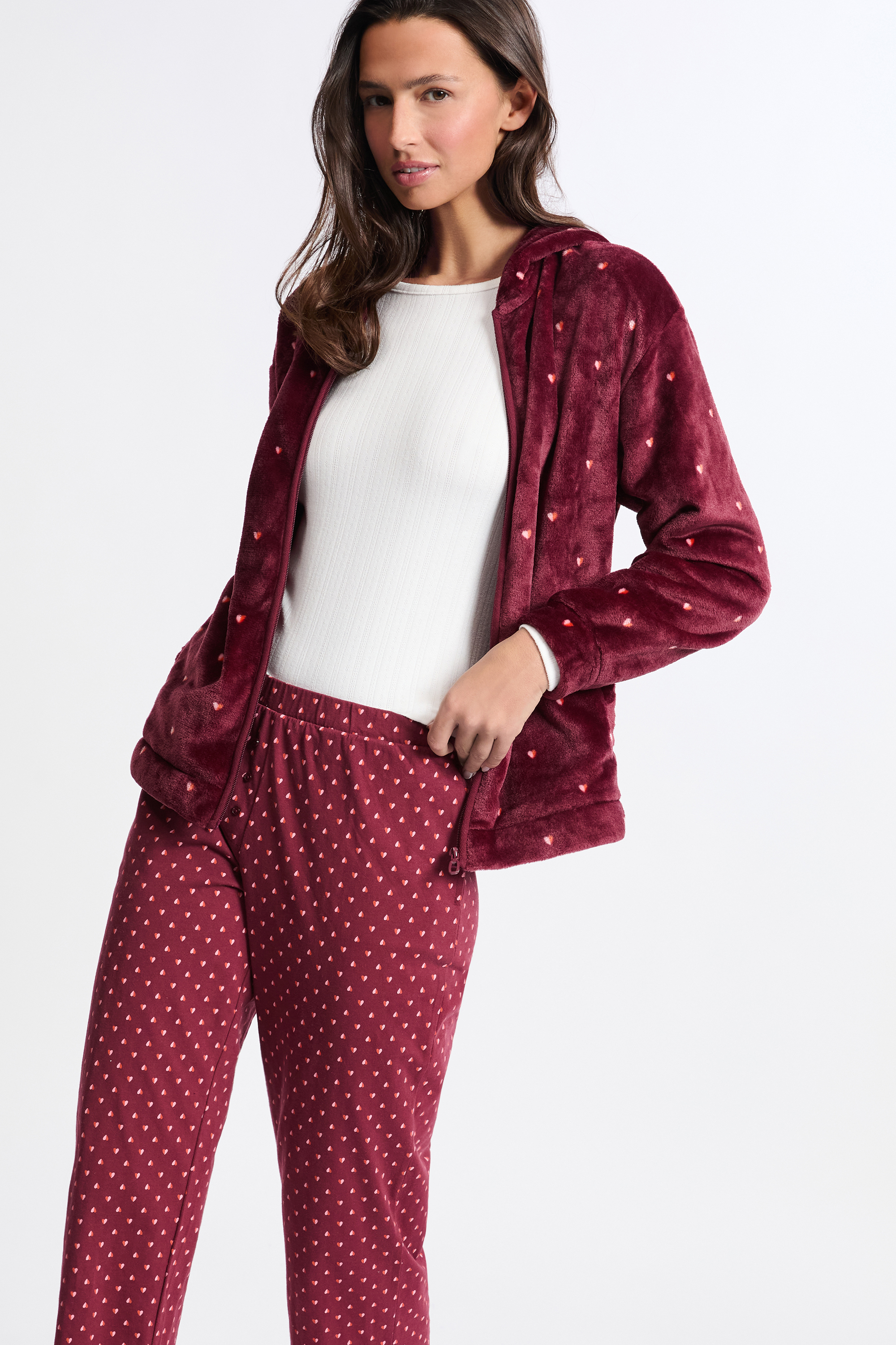 Ensemble de pyjama 3 pièces à motifs avec coton