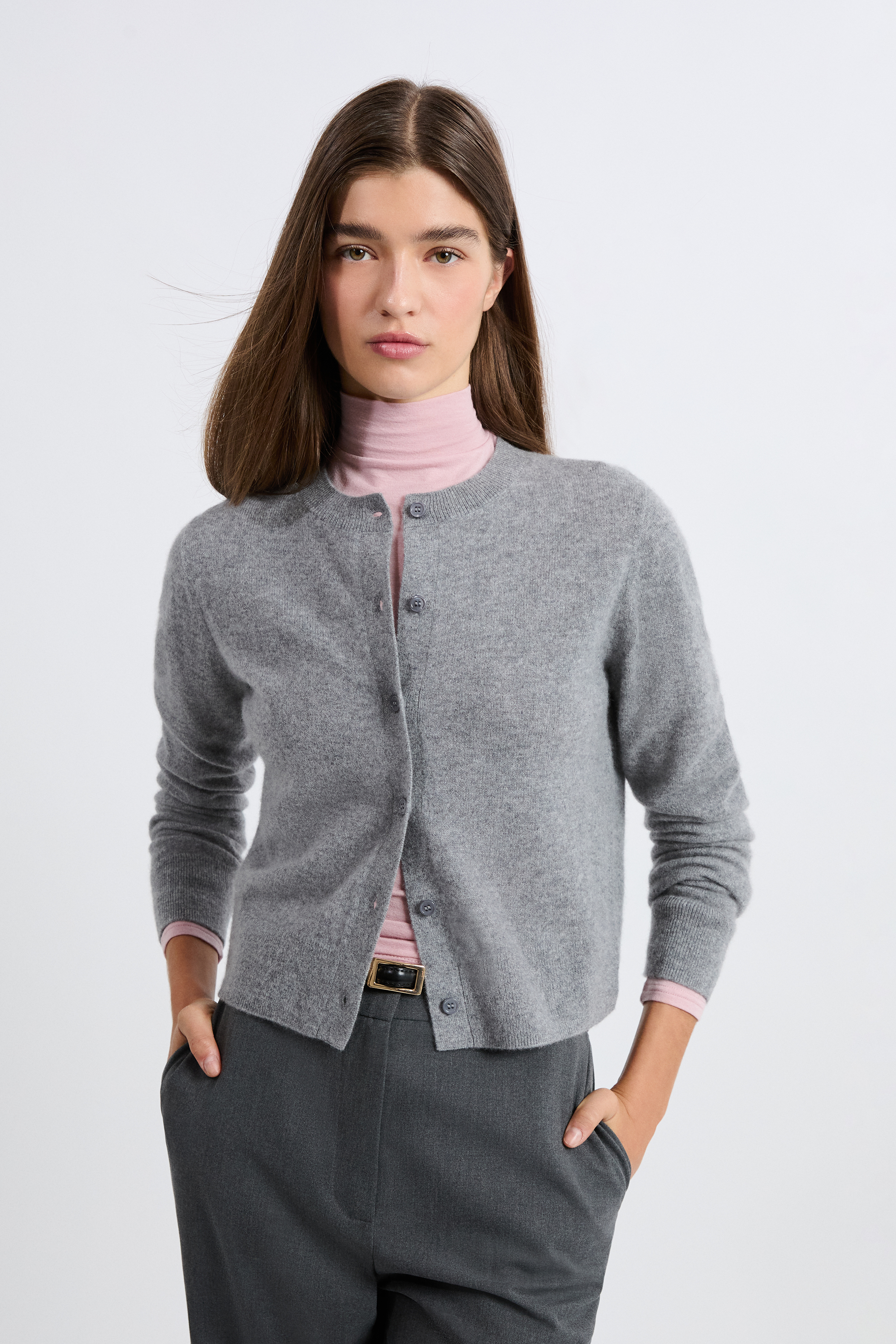 Pull cardigan avec boutons en cachemire CACHEMIRE - ETAM