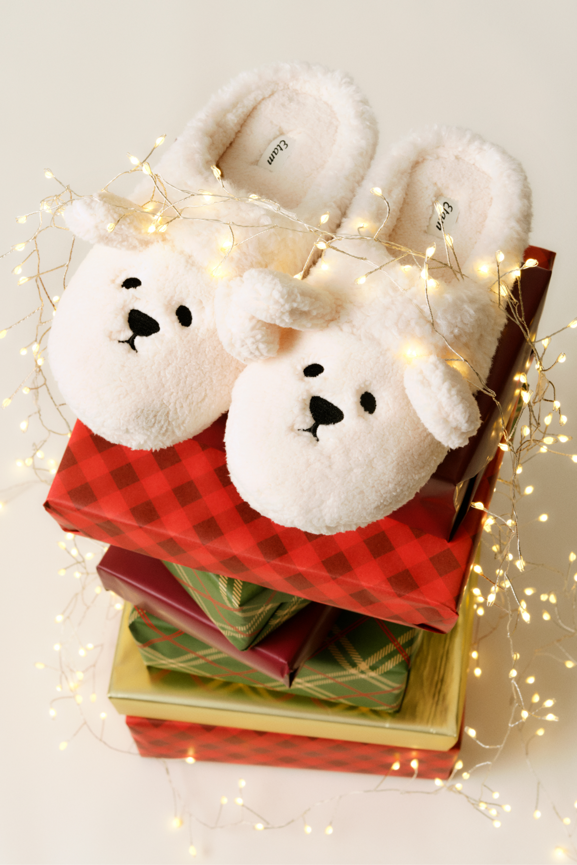 Mules en fausse fourrure POLYESTER - ETAM