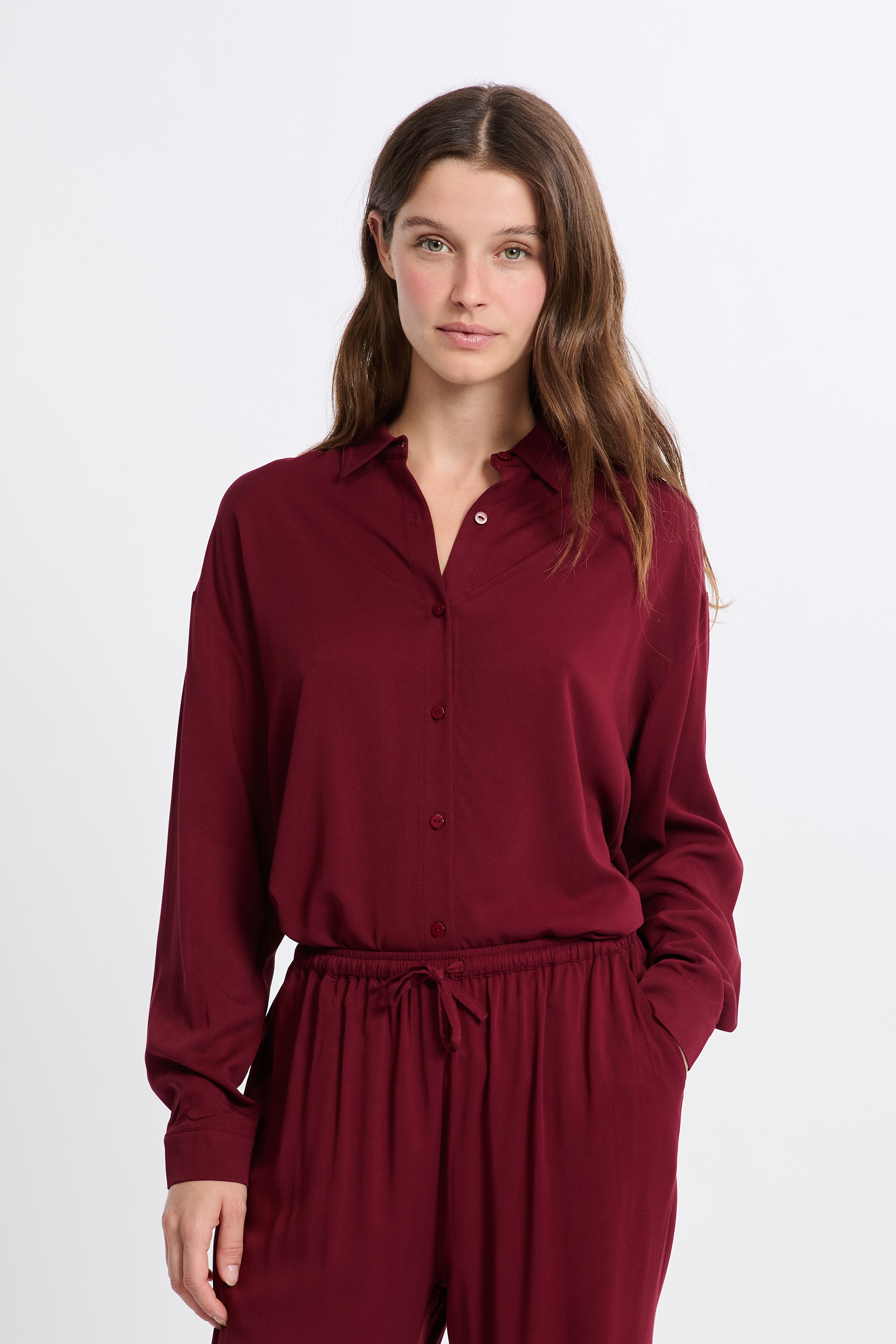 Chemise de pyjama manches longues