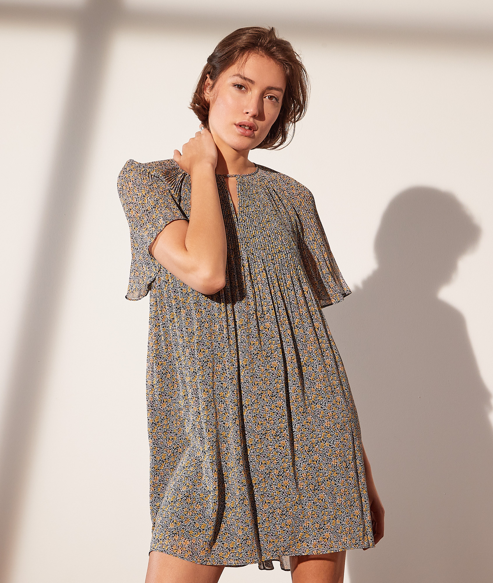 robe fluide imprimée